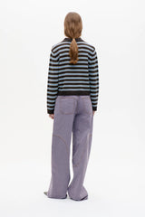 Cori Sweater in Coffee Stripe