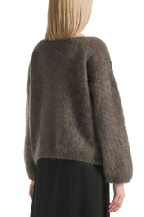 Cornelia Cardigan in Dark Taupe