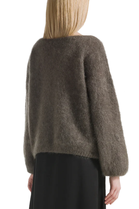 Cornelia Cardigan in Dark Taupe