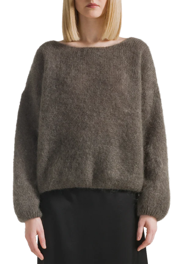 Cornelia Cardigan in Dark Taupe