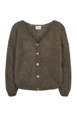 Cornelia Cardigan in Dark Taupe
