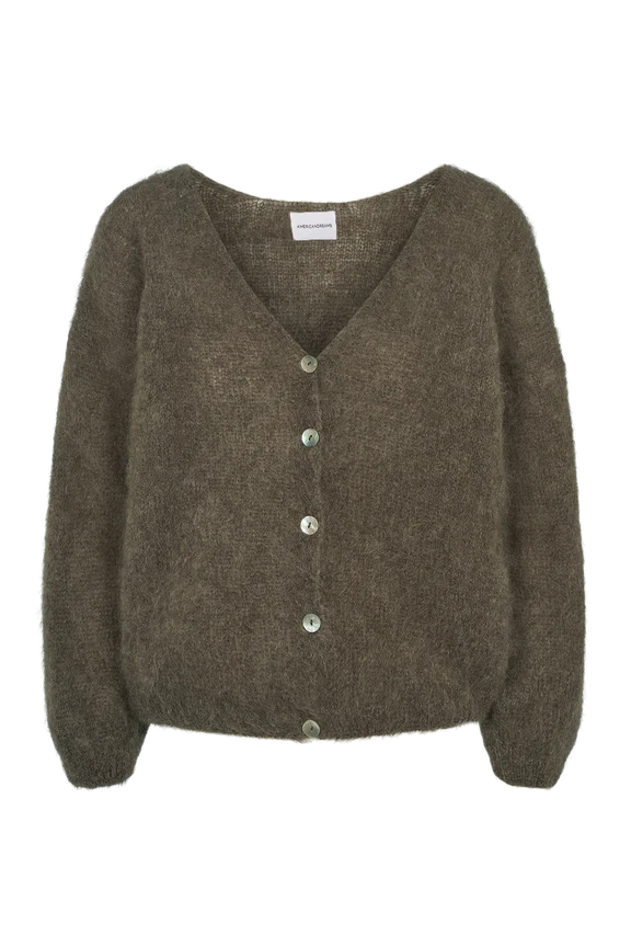 Cornelia Cardigan in Dark Taupe