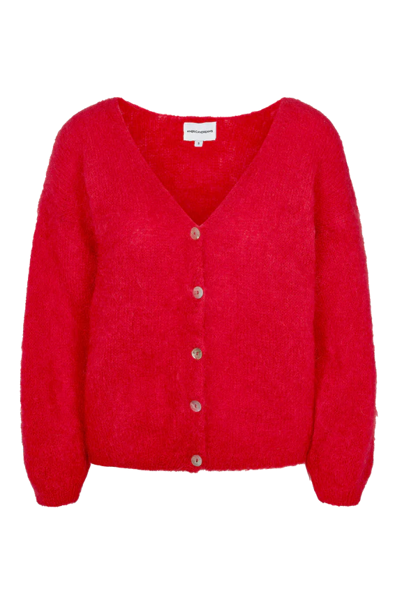 Cornelia Cardigan in Lipstick Red