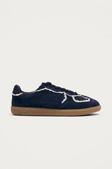 Crochet Sneakers in Navy