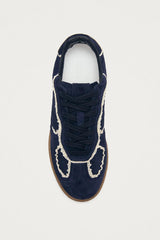 Crochet Sneakers in Navy