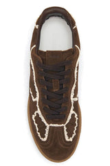 Crochet Sneakers in Chocolate