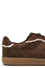 Crochet Sneakers in Chocolate