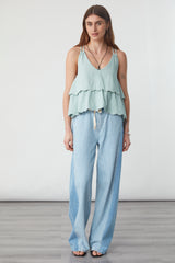 Gilly Top in Sage