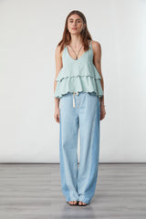 Gilly Top in Sage