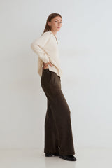 Dobra Corduroy Trousers in Khaki