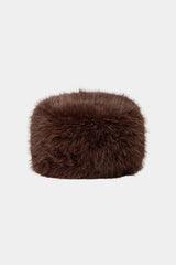 Dora Faux Fur Hat in Brown