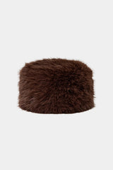 Dora Faux Fur Hat in Brown