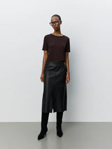 Eleanor Leather Skirt