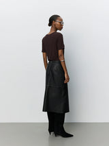 Eleanor Leather Skirt