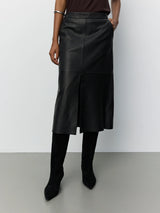 Eleanor Leather Skirt