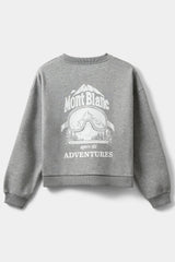 Aprés Ski Club Sweatshirt in Grey