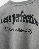 Slogan Crew Sweatshirt in Grey