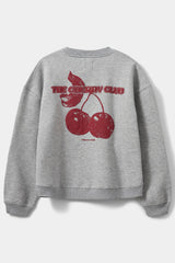 Cherry Slogan Sweatshirt