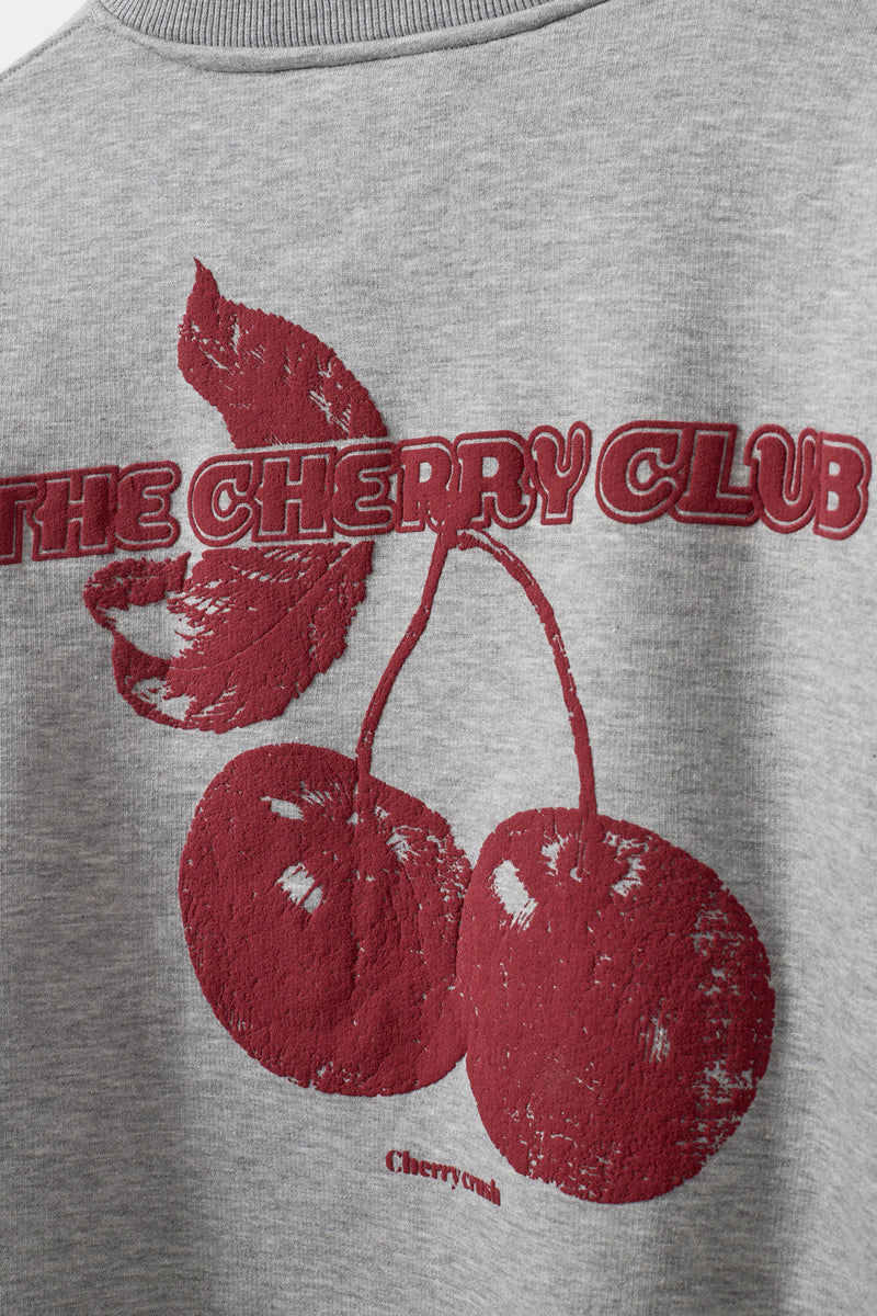 Cherry Slogan Sweatshirt