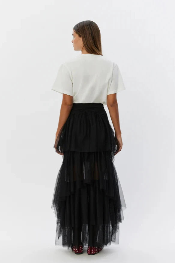 Long Tulle Skirt