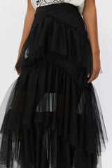 Long Tulle Skirt