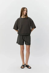 Sweat Shorts in Warm Stone