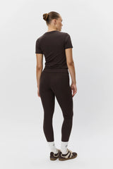 Sports T-Shirt in Dark Brown