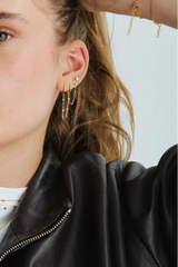 Lola Earrings, Khaki