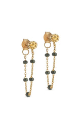 Lola Earrings, Khaki