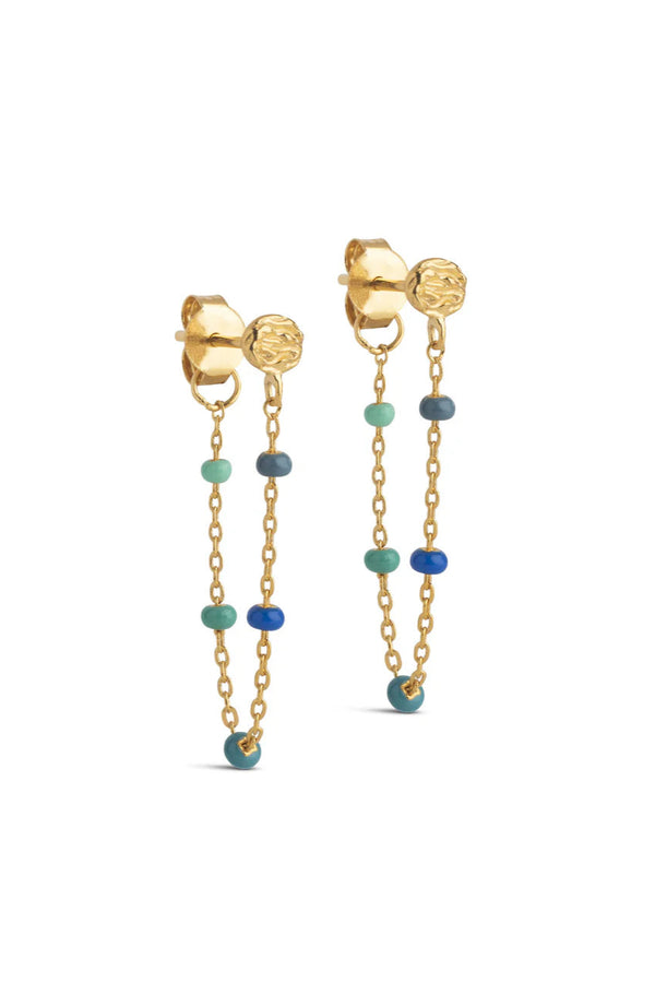 Lola Drop Earrings in Atlantic