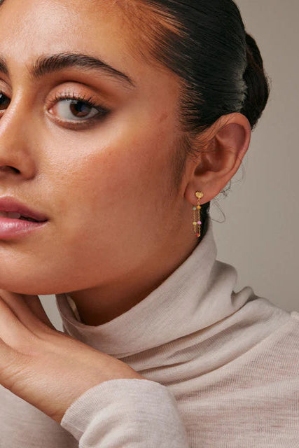 Lola Drop Earrings in Rainbow