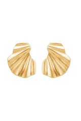 Wave Earrings in Gold