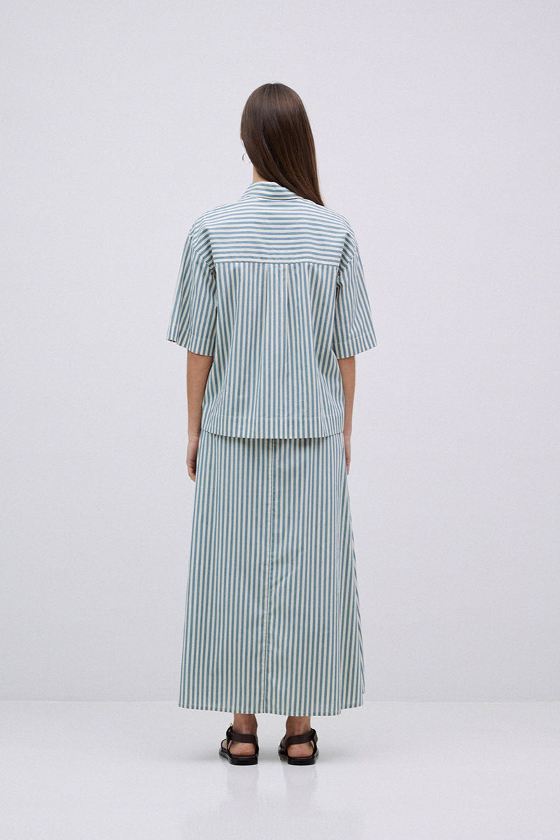 Striped Shirt in Green