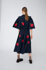 Apple Embroidered Dress