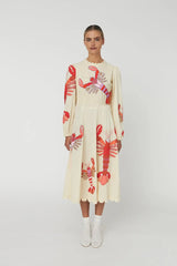 Lobster Embroidered Maxi Dress