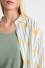 Sun Striped Shirt in Sky