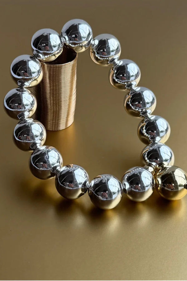 Silver Dream Beaded Bracelet