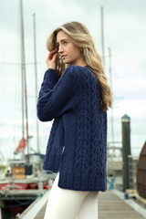The Box Sweater in Navy
