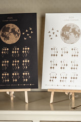 Lunar Calendar 2025 - Gold Risograph A3 Art Print