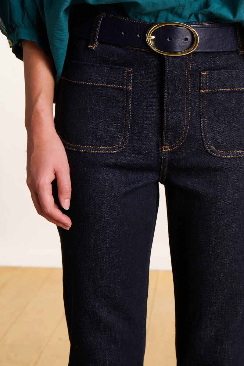 Bootcut Jean in Dark Denim