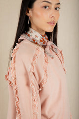 Fleur Sweatshirt in Rose