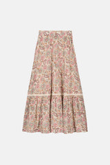 Long flowy maxi skirt in a floral  print 