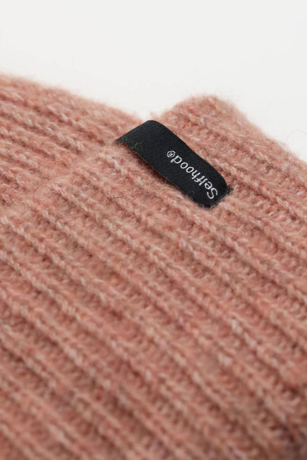 Fluffy Beanie in Amber