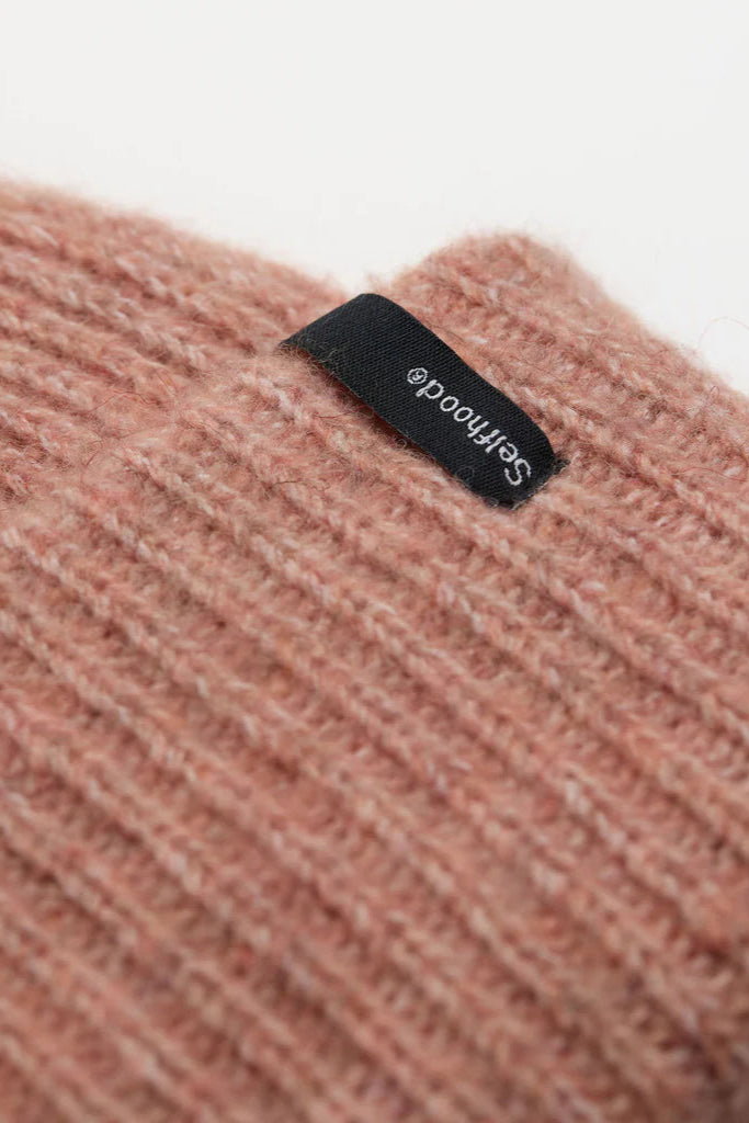 Fluffy Beanie in Amber