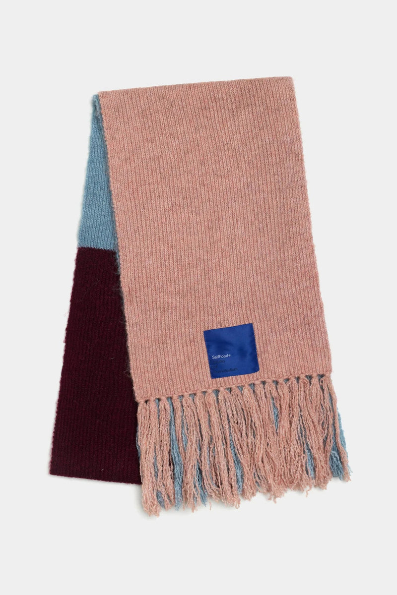 Fluffy Scarf in Blue