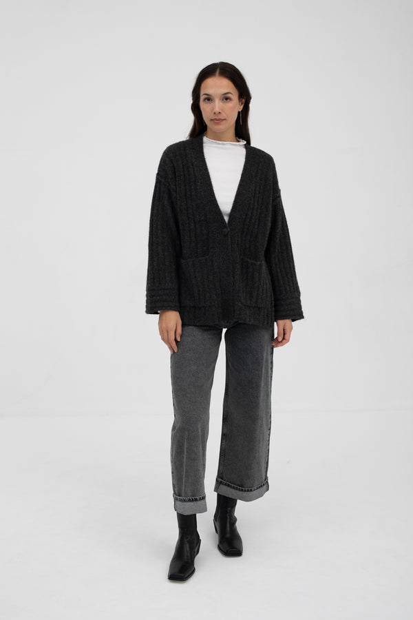Gangam Cardigan in Grey