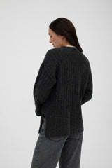 Gangam Cardigan in Grey