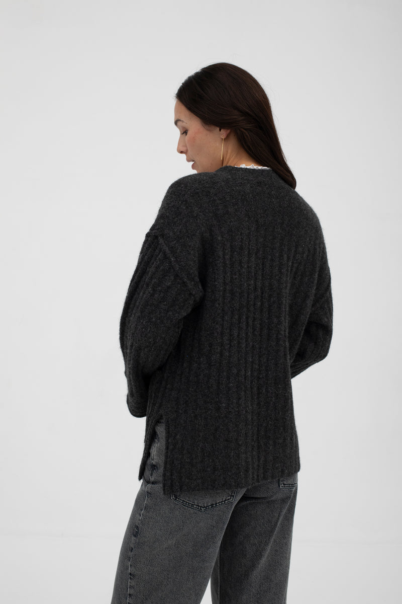 Gangam Cardigan in Grey