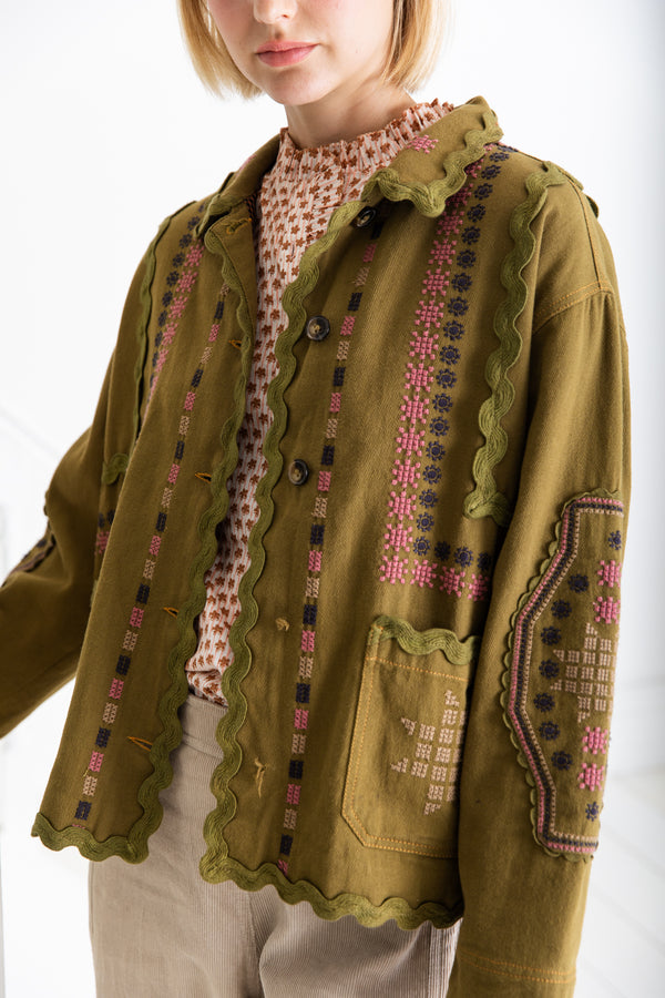 Genevieve Jacket in Olive
