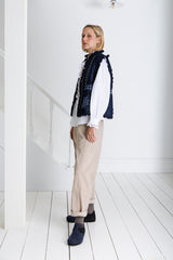 Gwen Gillet in Dark Denim